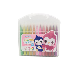 Portable Colorful Soft Brush <b>Marker</b> Washable Watercolor <b>Pen</b> School Custom Graffiti Color <b>Pen</b> - Product Image 3