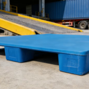 Paletas Euro <span class=keywords><strong>de</strong></span> HDPE <span class=keywords><strong>de</strong></span> Alta Resistencia, Color Personalizado, <span class=keywords><strong>de</strong></span> Una Sola Cara, Duraderas, Rentables, <span class=keywords><strong>con</strong></span> Entrada <span class=keywords><strong>de</strong></span> 4 Vías y Alta Capacidad <span class=keywords><strong>de</strong></span> Carga - Product Image 1