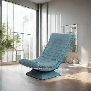 新款户外折叠可调放松月亮形状旋转口音休闲椅现代客厅休闲