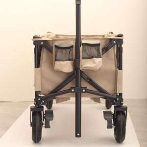 Chariot pliable tout-terrain avec roues, facile à ranger, léger, portable, pour le camping, les voyages, le jardin, l'aménagement paysager - Product Image 2