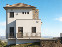 Villa préfabriquée en acier galvanisé, design moderne, maison résistante aux intempéries, haute durabilité, longue durée de vie, construction de qualité, utilisation pour hôtel, appartement, 2