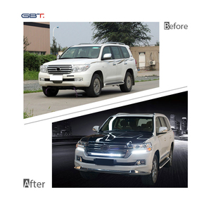 Gbt nhà máy lc200 nâng cấp 2016 bên ngoài đèn pha Bumper nướng phụ kiện cho 2008-2015 Toyota Land Cruiser 200 Mô hình xe <span class=keywords><strong>Mods</strong></span> - Product Image 3