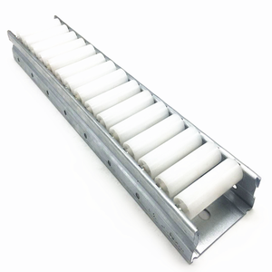 Convoyeur <span class=keywords><strong>à</strong></span> roues portable en PE avec rails <span class=keywords><strong>à</strong></span> rouleaux largement utilisé pour les supports coulissants dans les industries de vente au détail Nouvel état en plastique - Product Image 5