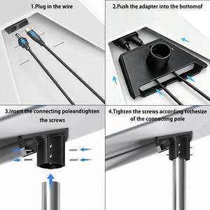 <strong>Starlink</strong> Gen 3 V4 Pipe Adapter Aluminium Alloy Stand Adapter Mounting for Weatherproof Sturdy Ground Mount Kit Accessories - Product Image 4