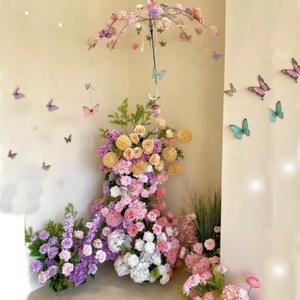 Monet Jardin Aménagement Paysager <span class=keywords><strong>Fleur</strong></span> Artificielle Mur Floral Cascade Extérieur Internet Célébrité Photo Décoration <span class=keywords><strong>Fleur</strong></span> - Product Image 3