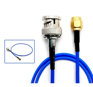 FOXECO BNC to SMA RG58 RG59 RG174 RG316 Plug Coaxial Crimp CCTV with RF Cables Wire