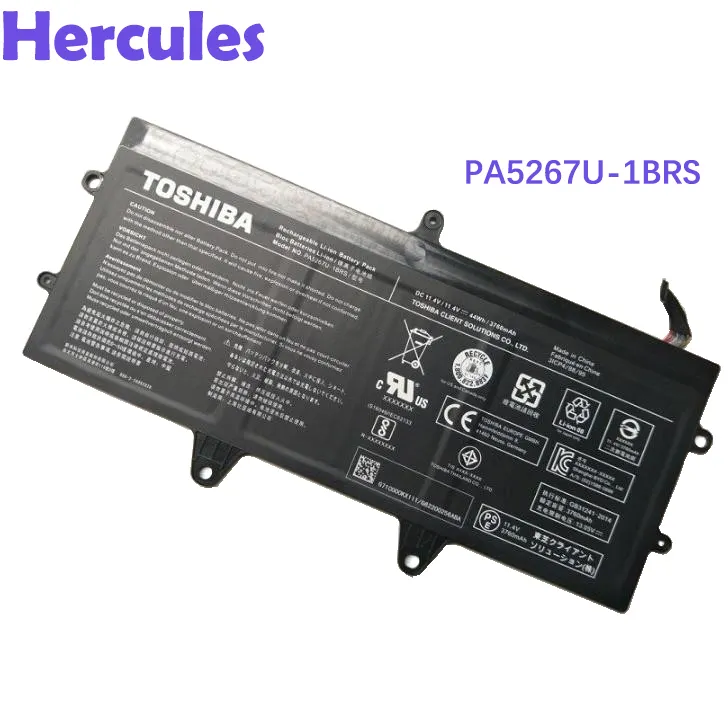 אמיתי החלפת מחשב נייד סוללה 11.4V 44Wh PA5267U-1BRS עבור Toshiba Portege X20W-D מחברת ליתיום סוללות