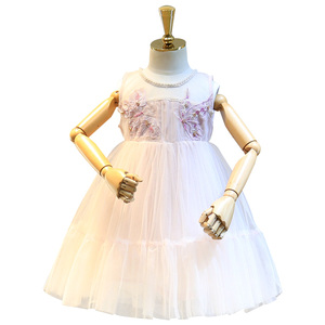 Vestidos de gasa de verano para niñas con diseño de mariposa de Estados Unidos, ideales para fiestas, comprados en China. - Product Image 1