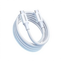 Kabel Data Pengisian Cepat L502 Dual Type-C PD 60W untuk iPhone 15 Pro Max untuk Ponsel CarPlay