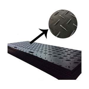 Mat Pelindung Tanah 4x8 kaki Bahan HDPE/UHMWPE PE Dapat Dipotong Sesuai Kebutuhan untuk Konstruksi Lumpur Jalan Akses Sementara - Product Image 5