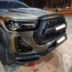 Precio de descuento de suministro de fábrica, rejillas negras, rejilla delantera para coche para <span class=keywords><strong>Toyota</strong></span> <span class=keywords><strong>Hilux</strong></span> Revo GR 2021 <span class=keywords><strong>TRD</strong></span> Style - Product Image 4
