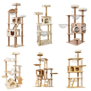 Fonte Direta Da Fábrica OEM & ODM Multifuncional Cat Tower Pet Móveis Moda Árvore De Gato De Madeira - Product Image 2