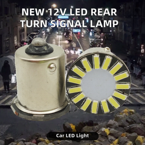 ใหม่ 12V รถ LED ไฟเลี้ยวด้านหลังหลอดไฟ S25-4014-18SMD 10W ไฟหยุดย้อนกลับภายนอก - Product Image 2