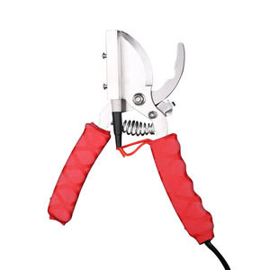 Équipement d'élevage électrique : Pince coupante à queues de porcelets avec système de chauffage et interrupteur, en acier inoxydable 304, Yuyouyou Rouge/Noir - Product Image 2