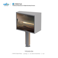 Pantalla LED para Exteriores a Todo Color P4 de Doble Cara, Resistente al Agua, con Gráficos Animados, Soporte SDK OEM para Publicidad en Metro