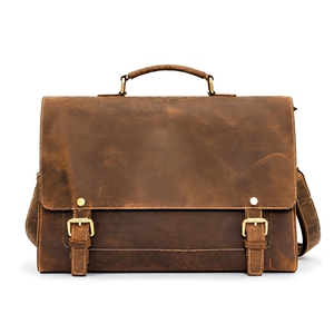 Premium Genuine Leather Crossbody Messenger <b>Bag</b> <b>Small</b> Sport Satchel for <b>Laptop</b> Work Office Travel Unisex Business Collection <b>Bag</b> - Product Image 6
