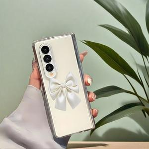 Funda Protectora Transparente Rígida con Diseño de Nudo de Mariposa SP054 Compatible con Samsung <span class=keywords><strong>ZFold4</strong></span>/5 y W22/21 - Product Image 2