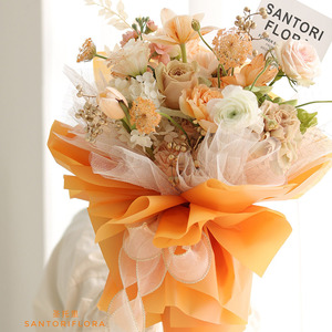 Papel de regalo de flores impermeable Ouya monocromático al por mayor papel de Han Feng de color sólido diseño floral con envío gratis - Product Image 4