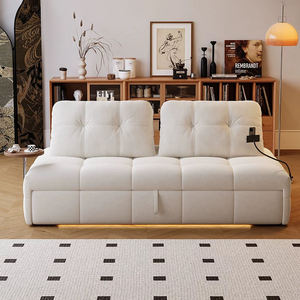 Nuovo Divano Letto di Design Moderno Stile Crema Popolare Divano Letto Multifunzionale Estraibile <span class=keywords><strong>per</strong></span> Soggiorno Domestico Divano in Tessuto Effetto Nuvola - Product Image 3