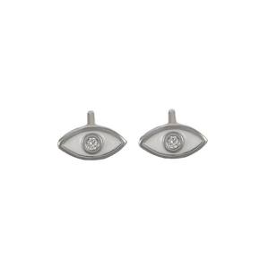 Boucles d'oreilles clous <span class=keywords><strong>Lucy</strong></span> en cuivre plaqué or 18 carats avec points <span class=keywords><strong>de</strong></span> zirconium cubique délicats, hypoallergéniques, pour femmes, bijoux pour rendez-vous galant - Product Image 5