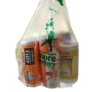 Vente en gros jetable en poly sac de gilet de transport de shopping en plastique plat - Product Image 3