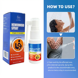 Removedor Calmante de Marca Privada, Removedor Herbal en Aerosol, Alivio del Dolor <span class=keywords><strong>Anal</strong></span>, Spray Herbal Interno y Externo Anti Hemorroides - Product Image 2