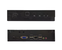 Bajo costo Intel I3 Chasis de metal Barato Mini-PC 8G RAM 6 USB Micro PC VGA HD 128G SSD Mini Computadora Win 10/7 Linux Mini PC Linux