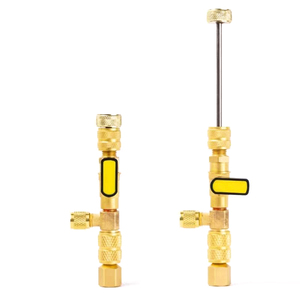 <span class=keywords><strong>Llave</strong></span> de Trinquete Cuadrada de <span class=keywords><strong>Doble</strong></span> Cabeza, Juego de Llaves de Desmontaje Rápido para Válvulas de Aire Acondicionado - Product Image 5