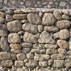 Đá đầy gabion đá tường thiết kế với dây sắt mạ kẽm hình lục giác dệt lưới cắt & Hàn dịch vụ cho đá giữ lại - Product Image 6