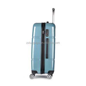 Trolley de aluminio de alta calidad TSA Lock maleta Juego de 2 20 pulgadas 24 pulgadas negro dibujo ABS PC maleta de equipaje de viaje - Product Image 3