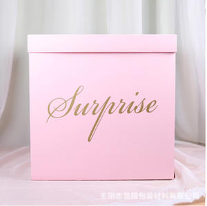 Caja de embalaje para <span class=keywords><strong>cumpleaños</strong></span> y conmemoración, Popular, grande, de cartón, flor, globo <span class=keywords><strong>sorpresa</strong></span>, <span class=keywords><strong>regalo</strong></span> - Product Image 2