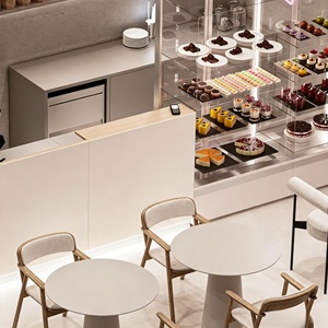 ออกแบบตกแต่งภายในร้านเบเกอรี่ ขนมหวาน ร้านกาแฟ พร้อมเฟอร์นิเจอร์โชว์สินค้า ตกแต่งครบห้อง ปรับแต่งได้ตามต้องการ ตู้โชว์กระจก ตกแต่งร้านกาแฟ - Product Image 3