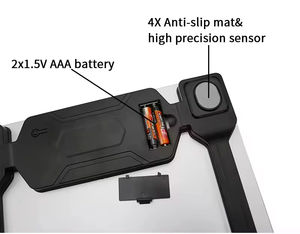 Vente chaude, balance de santé corporelle intelligente électronique numérique LCD pour salle de bain, usage domestique - Product Image 6