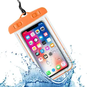 नई उत्पाद सेल फोन बैग पीवीसी निविड़ अंधकार सूखी बैग आउटडोर खेल तैराकी यात्रा डेरा डाले हुए सेल फोन बैग