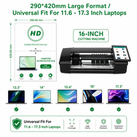 Films Hydrogel Cedle 410*290mm 16 pouces pour machine de découpe, protection d'écran 4 couches HD mat pour écran d'ordinateur portable