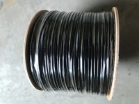Câble LAN extérieur UTP Cat6 305 mètres par tambour en bois avec câbles de communication à double gaine en PVC et PE