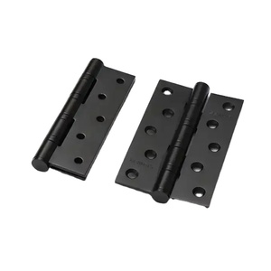 Bisagra de puerta de rodamiento de bolas abierta plana negra de 4 5 <span class=keywords><strong>6</strong></span> pulgadas al por mayor de fábrica - Product Image 1