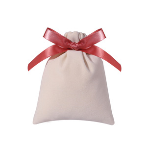 Fashion Velvet <b>Drawstring</b> <b>Pouch</b> Jewelry Storage Bag Soft Dustproof Rectangular For Cosmetics Bracelets Cell Phones - Product Image 4