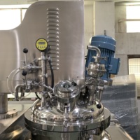 Mélangeur homogénéisateur automatique sous vide 100L 200L 500L pour crèmes cosmétiques, lotions et pâtes dentifrices