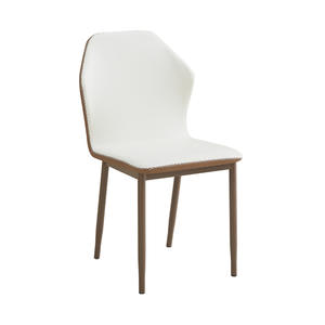 Sillas de Comedor Minimalistas de Acero al Carbono con Tapicería de Cuero, Modelo Butterfly, Venta al Por Mayor Directa de Fábrica Shunquan, para Hogar, Hotel y Oficina - Product Image 3