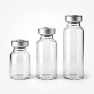 Bulk Supply Multi Volume Transparent Borosilicate Glass Xilin Vials for Medical Experiment Freeze Dried Sample Holding <b>Bottles</b> - Product Image 4