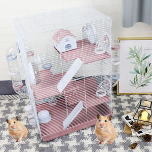 Vente en gros, <span class=keywords><strong>cage</strong></span> en plastique de luxe de 70cm, <span class=keywords><strong>4</strong></span> étages, fil bleu en métal, petit animal de compagnie, furet, <span class=keywords><strong>hamster</strong></span>, maison avec accessoires - Product Image 2