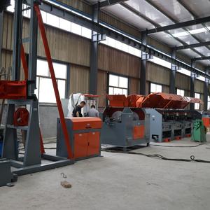 PLC kontrollü Motor ve inşaat teli için rulman ile DAPU düşük karbonlu çelik tel çekme makinesi | Otomatik çizim hattı - Product Image 2