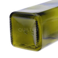 Bouteilles en verre pour huile d'olive, vert ambre antique, avec bouchon à vis, sérigraphiées, 250ml 500ml 750ml 1L