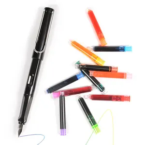 Tinta multicolorida para caneta fonte, tinta agradável para caneta tinta 2.6mm 3.4mm