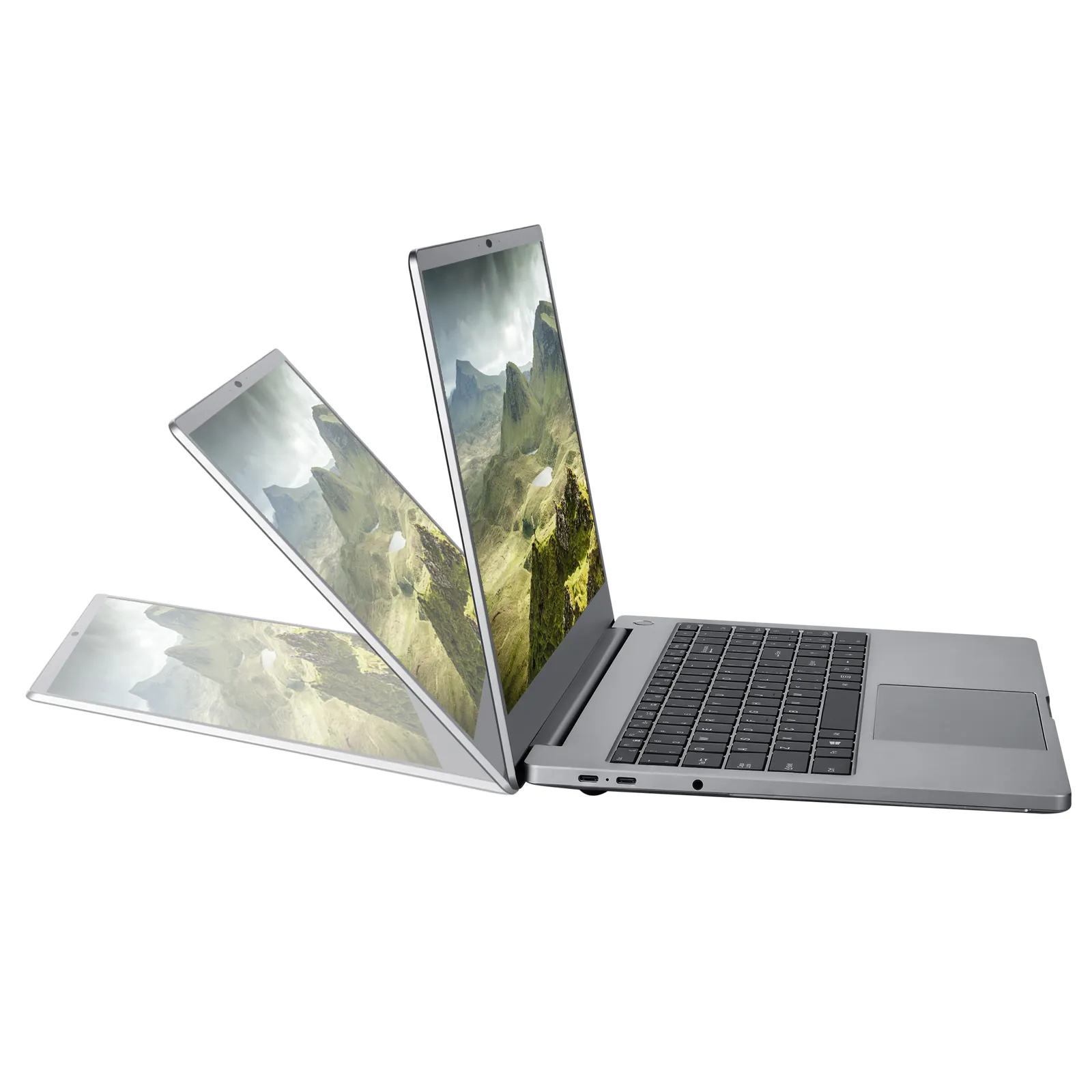 공장 도매 맞춤형 노트북 I7 16 Gb 실버 SSD IPS 알루미늄 도매 OEM 사무실 노트북 노트북 Pc 게임 컴퓨터