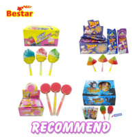 Sucettes colorées donuts bonbons durs oem fournisseur de bonbons