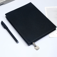 Haute qualité vente chaude en cuir PU cahier Portable mode bureau d'affaires bloc-notes A5 étudiant étanche cahier