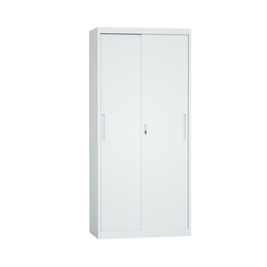 Muebles de Oficina Personalizados, Gabinete de Almacenamiento Moderno de Acero, 2/3/4 Estantes, Archivadores Metálicos con 2 Puertas Corredizas para Hogar y Escuela - Product Image 2