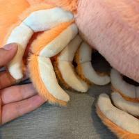 Nouvelle Peluche Crabe JellyCat Pinchsnap, Animal Marin en Stock, Poupée Douce Créature Marine avec Sac Bleu Broderie Logo CR2CRB